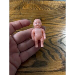 Vintage Renewal NO. 8  Mini Baby Doll Jointed 2.25"‎ 40's-50's Plastic